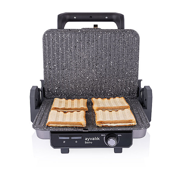 Arnica Ayvalık Bistro Izgaralı Tost Makinesi Inox - 7