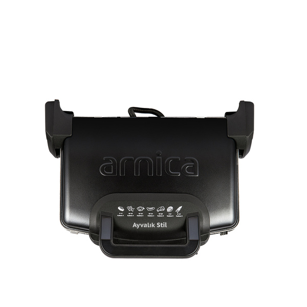 Arnica Ayvalık Stil Tost Makinesi Siyah - 4
