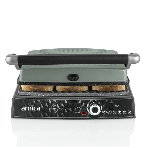 Arnica Diamond Tost Makinesi Mint Yeşili - 8