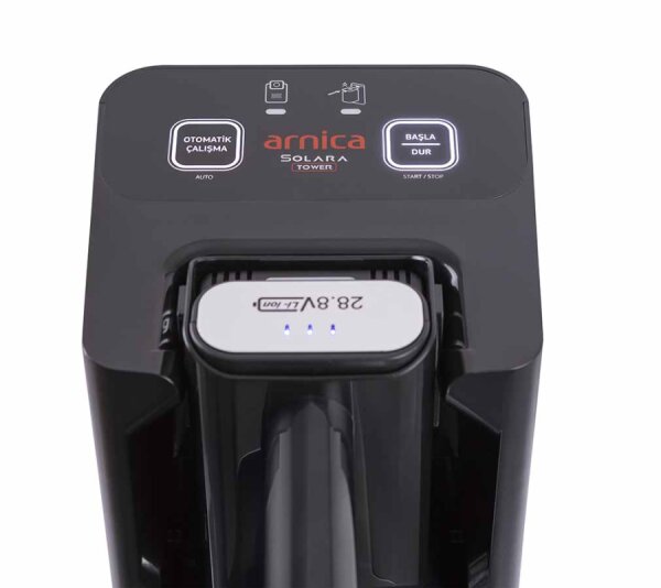 Arnica Solara Tower İstasyonlu Şarjlı Dik Süpürge - 6