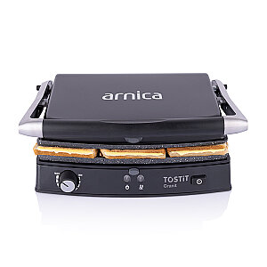 Arnica Tostit Granit Izgaralı Tost Makinesi Siyah - Arnica